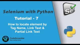 How to locate element by Tag Name Link Text and Partial Link Text in Selenium