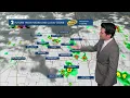 Scattered showers and t-storms on the way