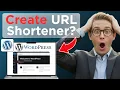 How to Create URL Shortener in Wordpress Website Plugin Tutorial Full Guide 2026