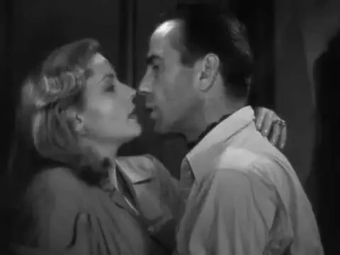 To Have and Have Not Slap and Kiss Humphrey Bogart Lauren Bacall