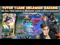 ILMU MAHAL TUTORIAL CARA 1 LANE MELAWAN BADANG, Cuma di sini BADANG jadi ayam | MLBB