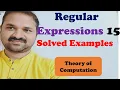 Regular Expression Examples Theory of Computation Automata Theory FLAT Design a