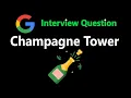 Champagne Tower - Leetcode 799