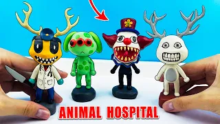 Лепим МОНСТРОВ из Animal Hospital Roblox 😮🏥 БОЛЬНИЦА ДЛЯ ЖИВОТНЫХ