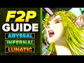 Mila ABYSSAL Infernal Lunatic F2P No SI No Seals Guide - Fire Emblem Heroes FEH