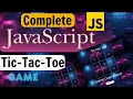 Complete Tic Tac Toe Game in HTML CSS JavaScript Game in JavaScript