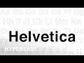 How HELVETICA Became the Biggest Font in Fashion Beyond Behind the HYPE