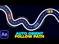 Animate Object Along Path After Effects Tutorial Auto Orient Along Path
