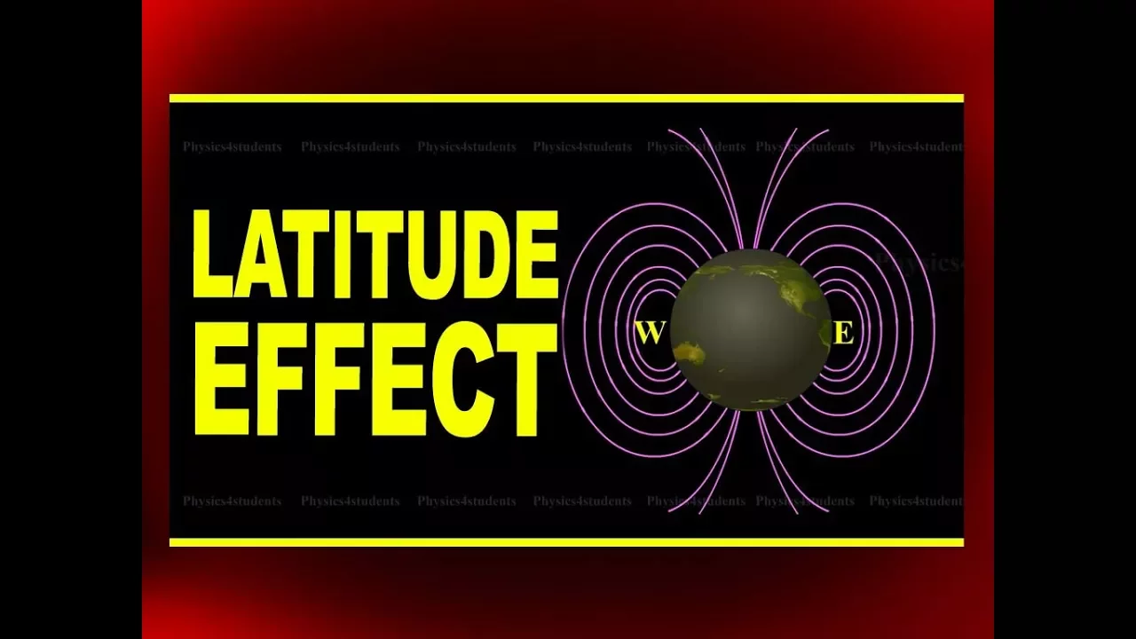 Latitude Effect of Cosmic Rays | Physics4students