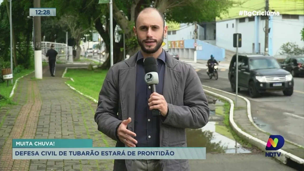 Previsão de muita chuva: Prefeitura municipal e Defesa civil de Tubarão se mobilizam