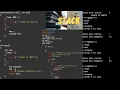 Stack implementation in C PUSH and POP in Stack Program explained link for softcopy of program