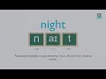 Download Lagu How to pronounce night ?