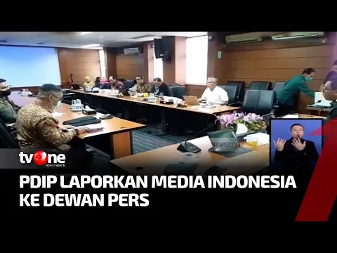 PDIP Adukan Media Indonesia kepada Dewan Pers