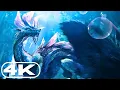 Meeting Giant Bubble Dragon Beast Mizutsune Scene Monster Hunter Wilds Scene 4K