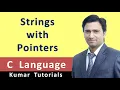 Strings with Pointers in C in Hindi Kumar Tutorials