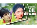 Download Lagu Dil Deewana Lyrical | Maine Pyar Kiya | Salman Khan, Bhagyashree Lata Mangeshkar | Romantic Songs