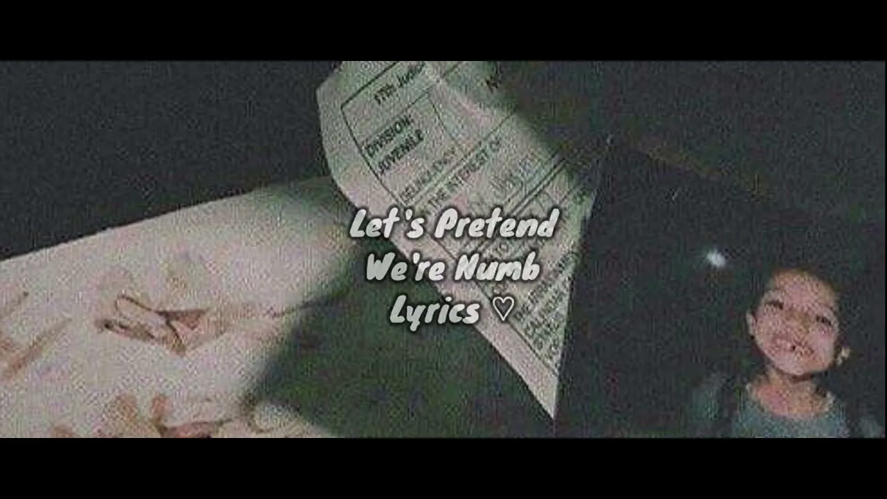 XXXTENTACION Let's Pretend We're Numb (Lyrics) 2023
