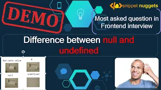 JavaScript Difference between null and undefined