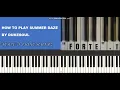 Download Lagu Summer daze - Dukesoul (piano tutorial)