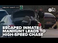 Manhunt for escaped inmate from Craven County Jail suspended after high-speed chase