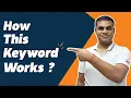 How This Keyword works in Java CodeSquadz - Manish Bhatia