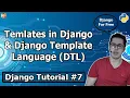 Using Templates Django Template Engine in Django Django Tutorial