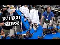 LEGO Battle of Trafalgar with Huge Ships