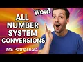 All Number System Conversions Explained Decimal Binary Octal Hexadecimal