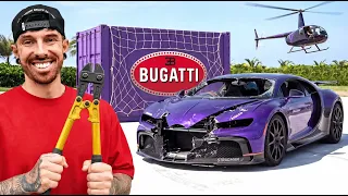 FITTING A $700,000 BODYKIT TO THE WRECKED BUGATTI CHIRON