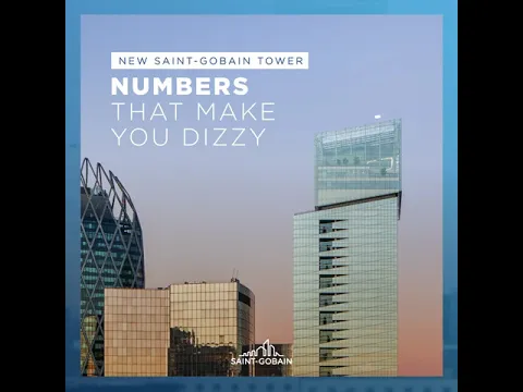 Regardez #SaintGobainTower: numbers that make you dizzy sur YouTube.