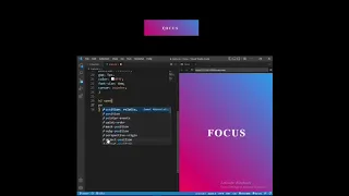 Focus Text Hover Transition Effects CSS