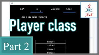 Player Class and Weapon Class - How to Make a Text Adventure Game with Multiple Classes in Java