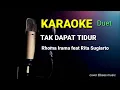 Download Lagu Tak dapat tidur - Rhoma Irama feat  Rita sugiarto - ( Karaoke) cover Bagus Elbass