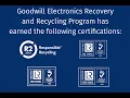 Goodwill Business Services - Electronics Recovery and Recycling Program