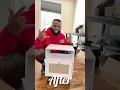 Unboxing Assembling Rattan Nightstand Boho Side Table with DrawerOpen Shelf