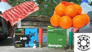 410 slugs - Brenneke vs Remington vs Meat Target
