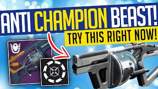 Destiny 2 ANTI CHAMPION BEAST Explosive Light vs Cascade Point Wendigo GOD ROLL More