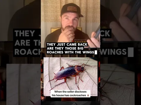 When the seller discloses that his house has cockroaches 🪳