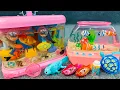Lagu Satisfied Unboxing Happy Aquarium Suction Fish, Robot Fish Set ASMR | Toy Evaluation