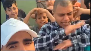بعد صلاه العيد احمد جادو غني اغنيه الدنيا معفره الترند دندنها