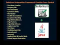 Part 1 - Selenium WebDriver Automation Framework