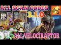 Jurassic World Dominion Facts App All CODES UPDATE All Velociraptor codes