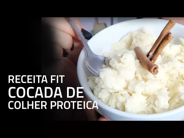 RECEITA FIT COCADA DE COLHER PROTEICA