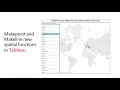 How to make Hub and spoke maps in Tableau with MakeLine and Makepoint functions