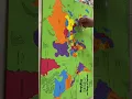 World map puzzle