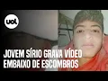 Download Lagu Jovem sírio grava vídeo embaixo de escombros, após terremoto