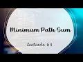 Minimum Path Sum LeetCode 64 Java