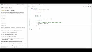 LeetCode 91 Decode Ways Java