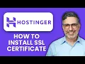 How To Install SSL Certificate on Hostinger VPS Step-by-Step Guide to Secure Your Website