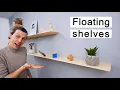 How To Make Super Strong and Thin Floating Shelves